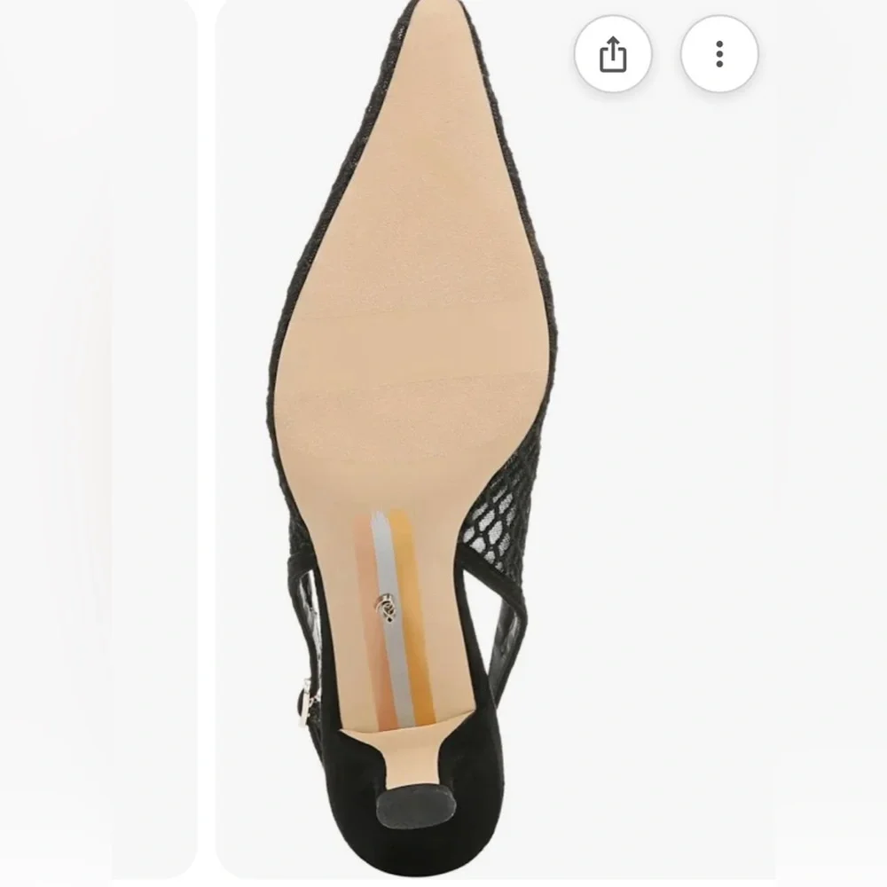 Sam Edelman Bianka Sling in Black Net - Picture 5 of 11